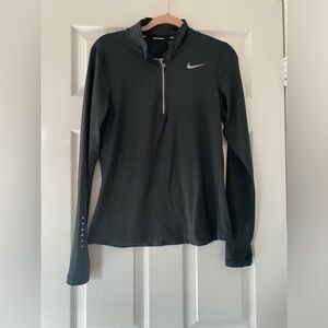 Nike Dri-Fit Black Pullover Jacket Size Small